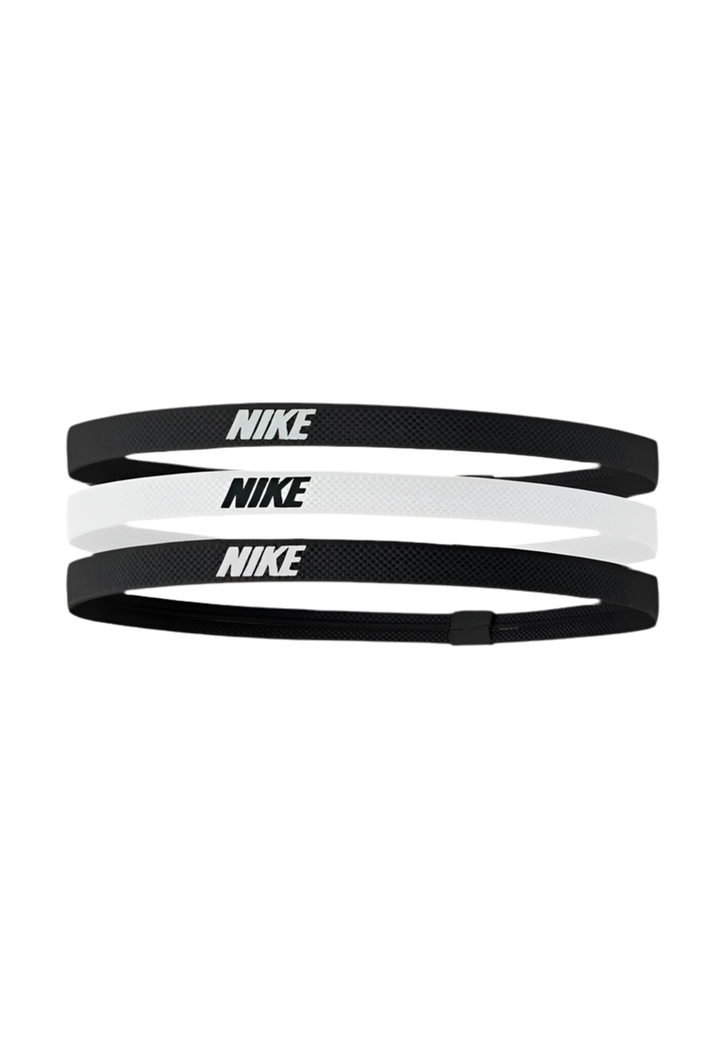 NIKE HEADBANDS BLACK/WHITE (3X)