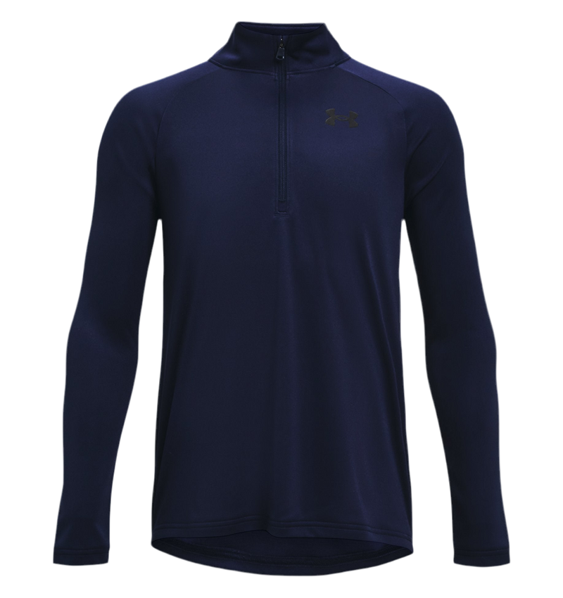 UNDER ARMOUR TECH™ 2.0 1/2 ZIP MIDNIGHT NAVY/BLACK JUNIOR