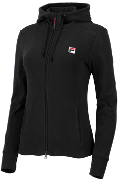 FILA FLEECE JACKET LUNA BLACK WOMAN