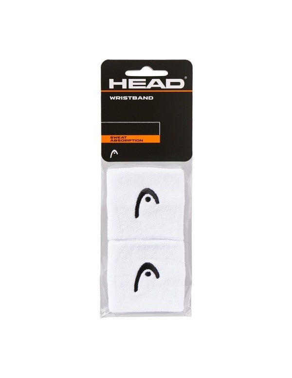 HEAD WRISTBAND WHITE (2X)