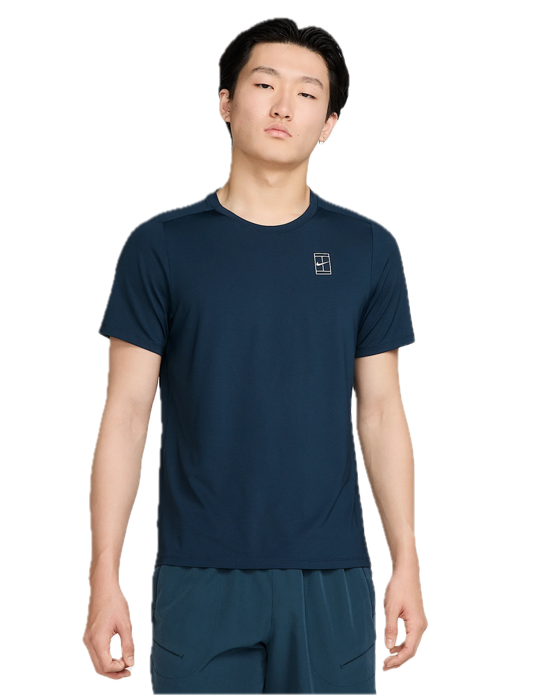 NIKE COURT ADVANTAGE T-SHIRT NAVY MAN