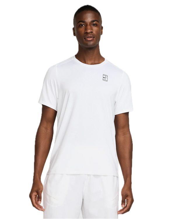 NIKE COURT ADVANTAGE T-SHIRT WHITE MAN