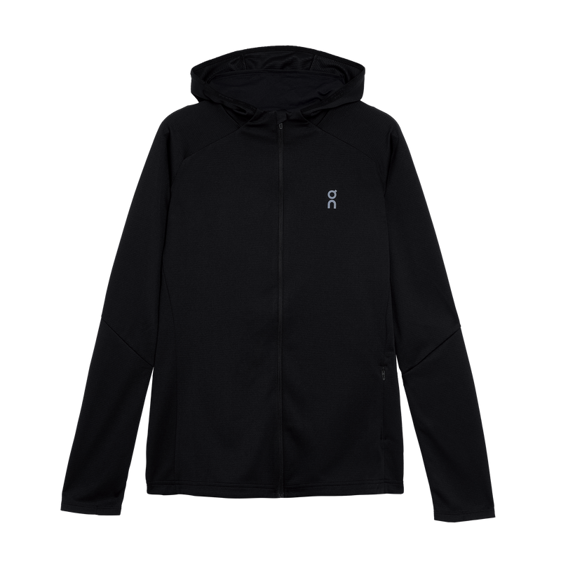 ON-RUNNING CLIMATE ZIP HOODIE BLACK WOMAN