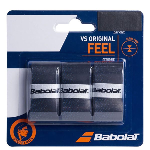 BABOLAT VS GRIP ORIGINAL BLACK/BLUE (3X)