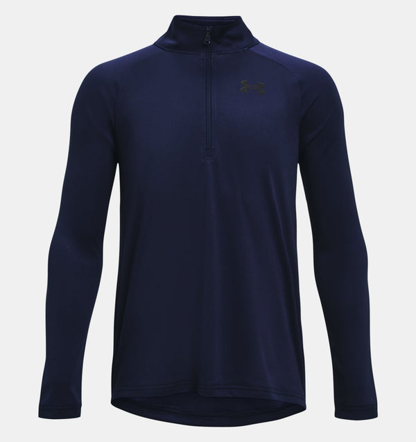 UNDER ARMOUR TECHâ„¢ 2.0 1/2 ZIP MIDNIGHT NAVY/BLACK JUNIOR