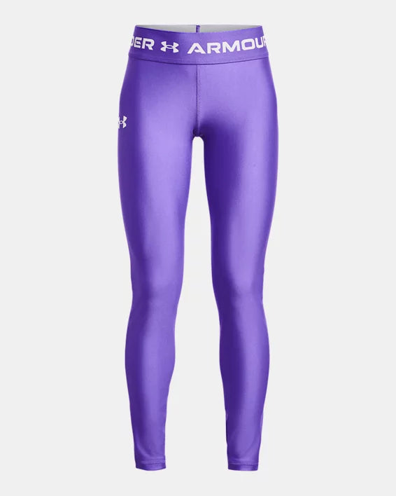 UNDER ARMOUR HEAT GEAR LEGGINGS PURPLE GIRL