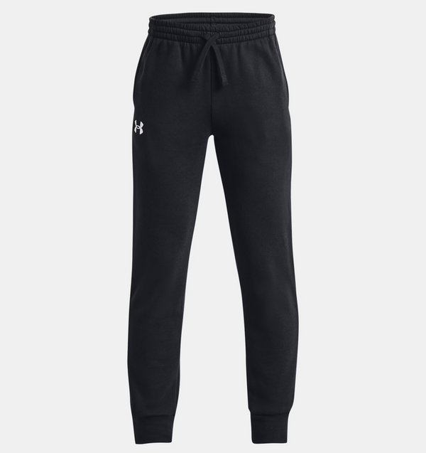 UNDER ARMOUR RIVAL FLEECE JOGGERS BLACK JUNIOR