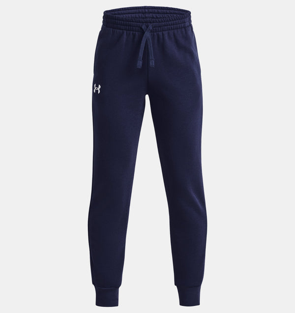 UNDER ARMOUR RIVAL FLEECE JOGGERS NAVY JUNIOR