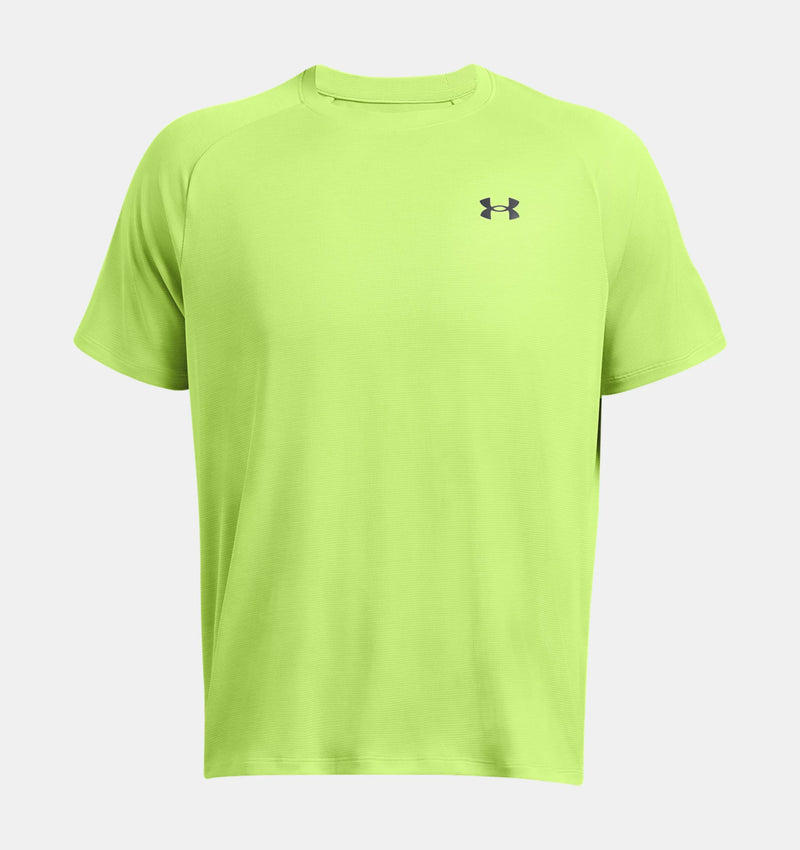 UNDER ARMOUR TECH™ TEXTURED SHORT SLEEVE MORPH GREEN/BLACK MAN