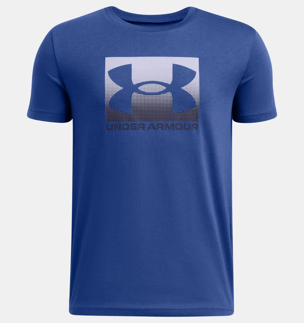 UNDER ARMOUR BOXED SPORTS SHORT SLEEVE BLUE BOY