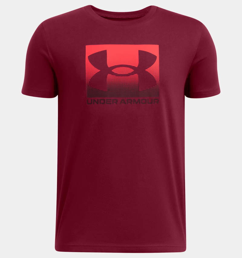 UNDER ARMOUR BOXED SPORTS SHORT SLEEVE CARDINAL BOY