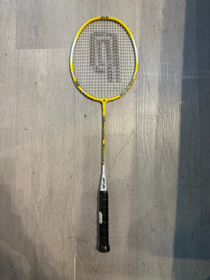 PRO'S PRO P-5000 RACCH. BADMINTON YELLOW/WHITE