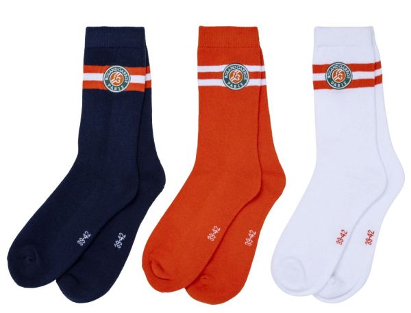 ROLAND GARROS SPORT SOCKS MULTICOLOR (3X)