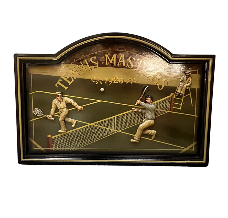 TENNIS VINTAGE 3D BILD (44X64 cm)