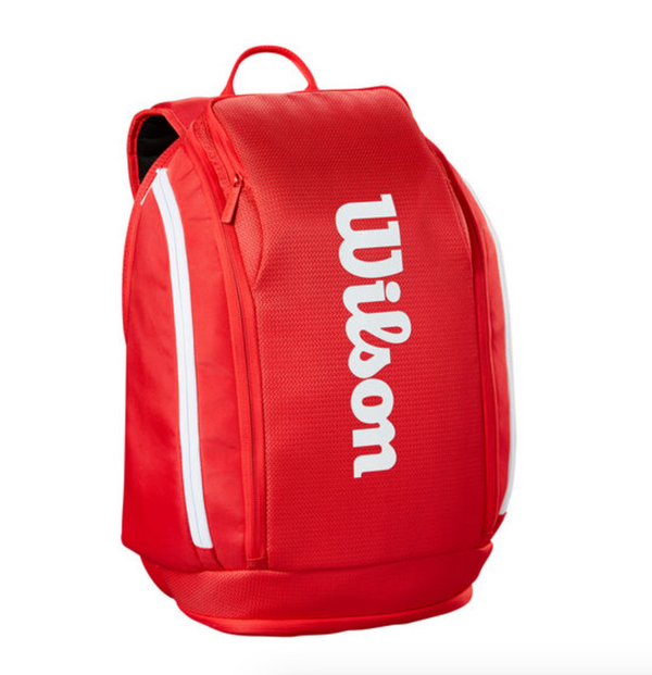 WILSON SUPER TOUR WILSON RED BACKPACK 2025 RED