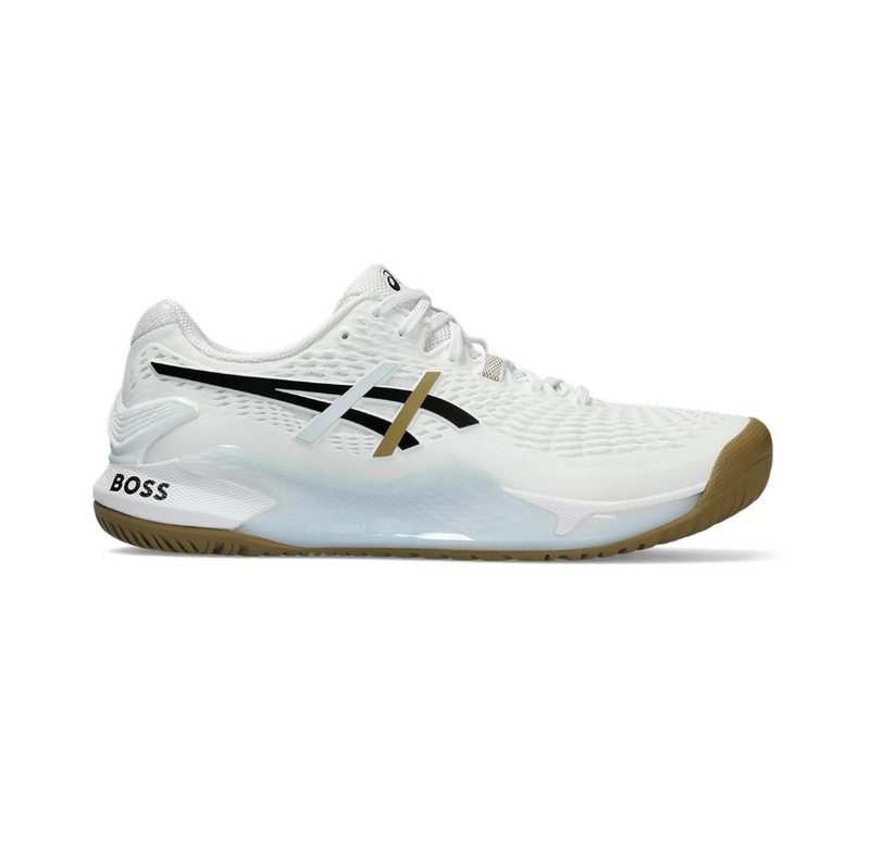 ASICS GEL-RESOLUTION 9 CLAY HUGO BOSS WHITE/BLACK MAN