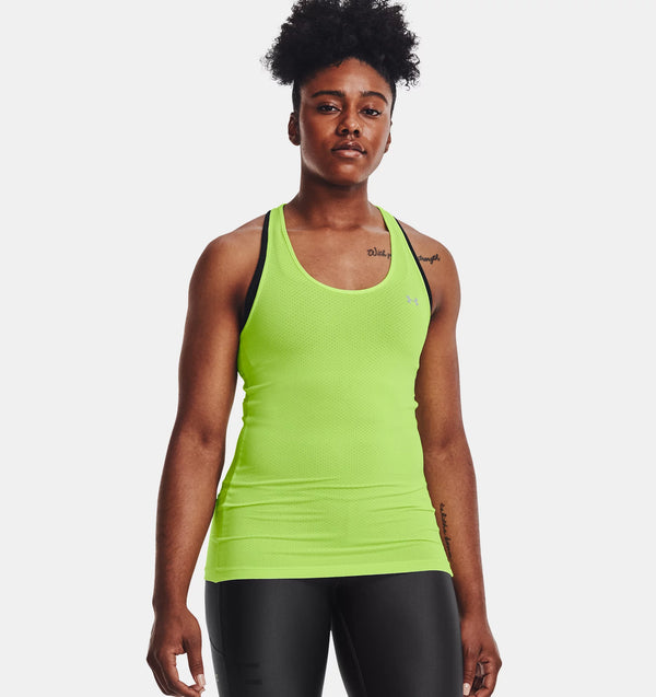 UNDER ARMOUR HEATGEAR® RACER TANK GREEN WOMAN