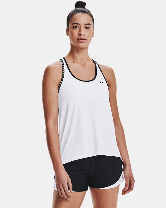 UNDER ARMOUR KNOCKOUT TANK WHITE WOMAN