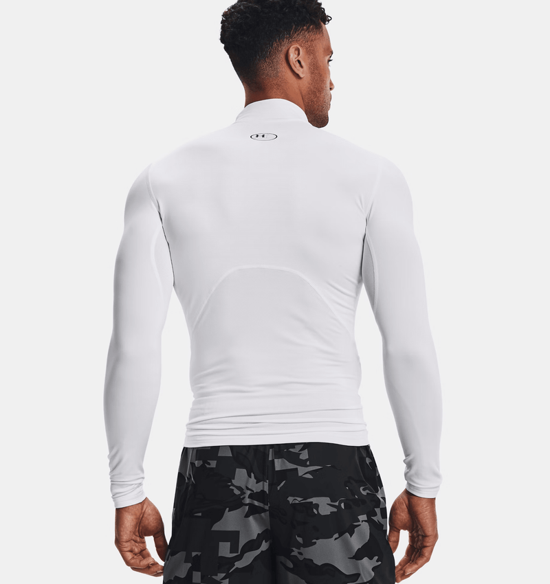 UNDER ARMOUR COLDGEARÂ® COMPRESSION MOCK WHITE MAN