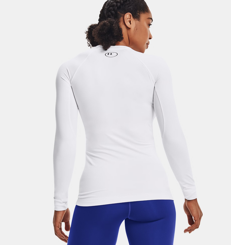 UNDER ARMOUR COLDGEAR AUTHENTICS CREW WHITE WOMAN