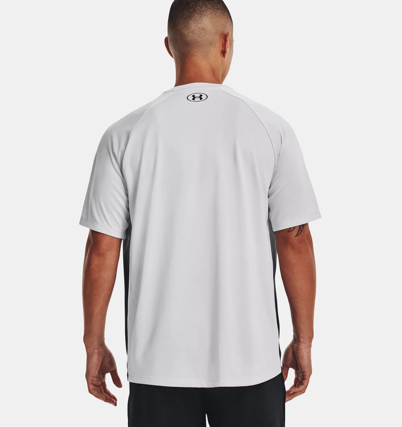 UNDER ARMOUR TECHâ„¢ FADE SHORT SLEEVE HALO GRAY/BLACK MAN