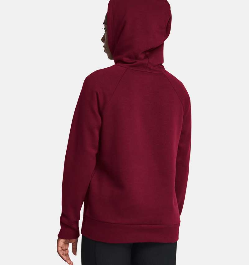 UNDER ARMOUR RIVAL FLEECE HOODIE CARDINAL WOMAN