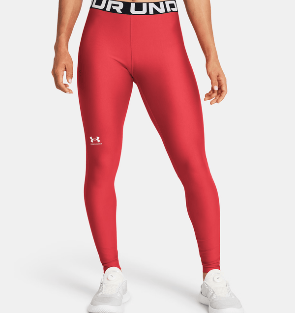 UNDER ARMOUR HEATGEARÂ® LEGGINGS RED WOMAN