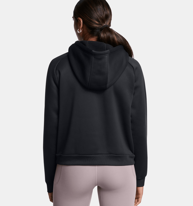 UNDER ARMOUR FLEECE® PRO HOODIE BLACK WOMAN