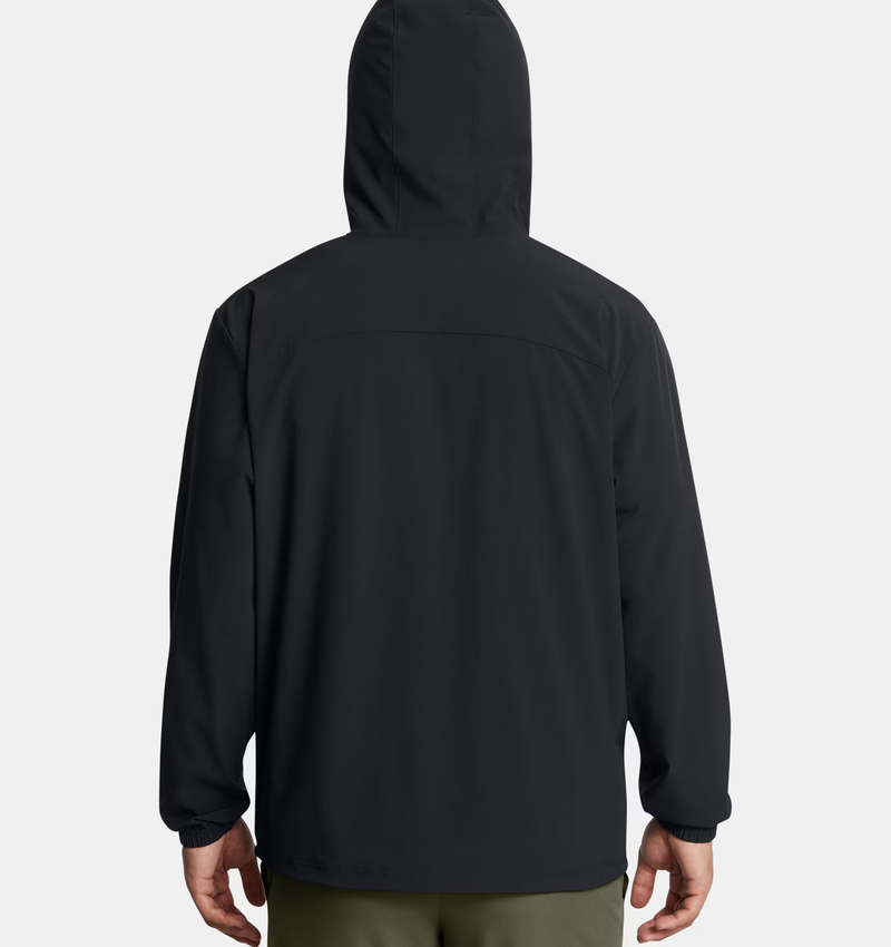 UNDER ARMOUR VIBE WOVEN WINDBREAKER BLACK MAN