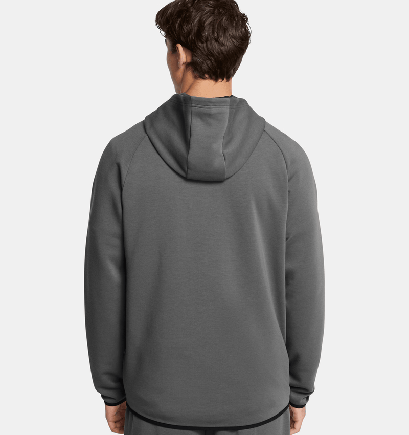 UNDER ARMOUR UNSTOPPABLE FLEECE FULL-ZIP HOODIE GREY MAN