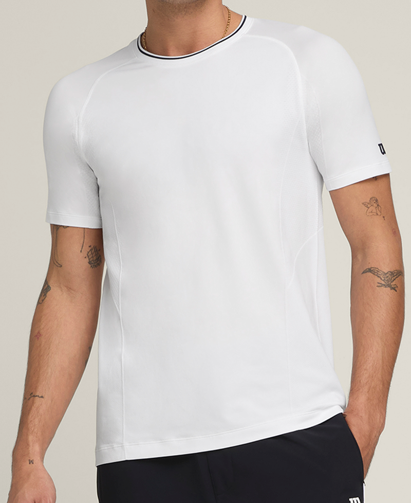 WILSON TEAM SEAMLESS CREW WHITE MAN