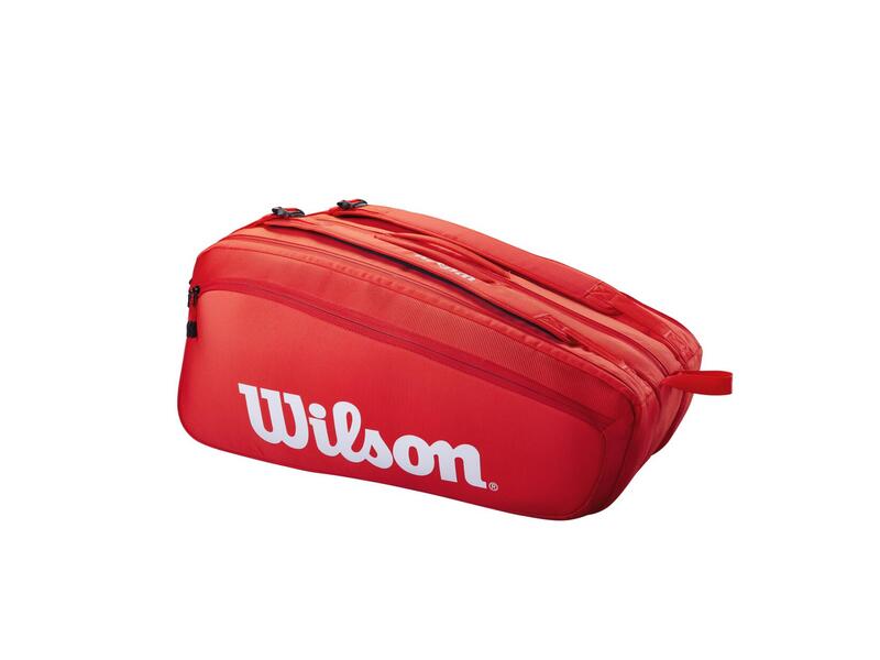 WILSON SUPER TOUR 15R BAG RED