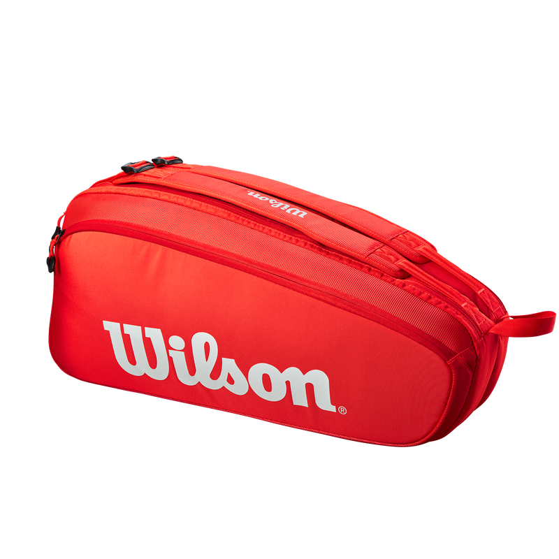 WILSON SUPER TOUR 6R BAG RED