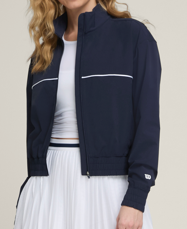 WILSON TEAM WARM-UP JACKET NAVY WOMAN