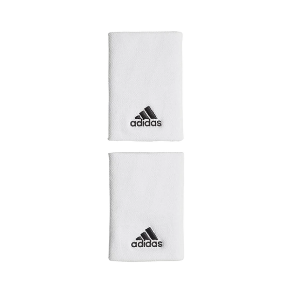 ADIDAS TENNIS WRISTBAND LARGE WHITE (2X)