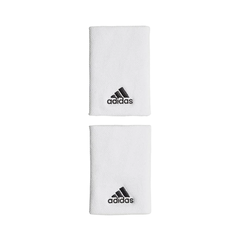 ADIDAS TENNIS WRISTBAND LARGE WHITE (2X)