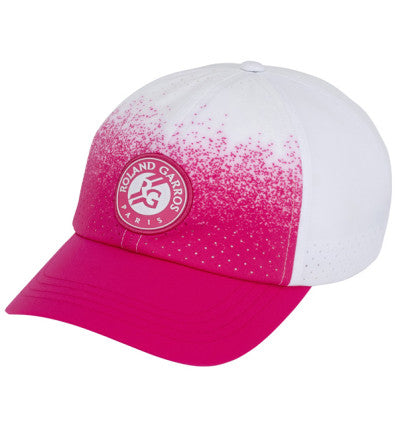 ROLAND GARROS PERFORMANCE HAT WHITE/PINK