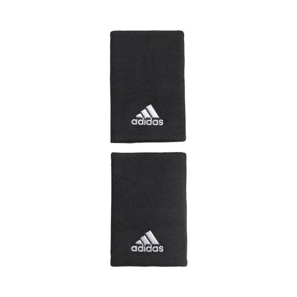 ADIDAS TENNIS WRISTBAND LARGE BLACK (2X)