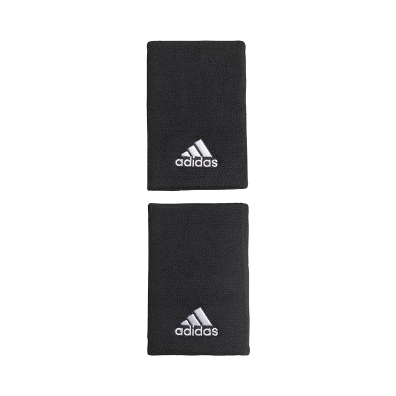 ADIDAS TENNIS WRISTBAND LARGE BLACK (2X)