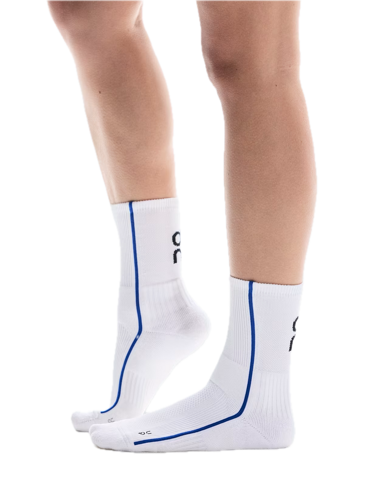 ON COURT SOCK HIGH WHITE/INDIGO