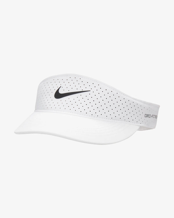 NIKE DRI-FIT ADV ACE TENNIS VISOR WHITE