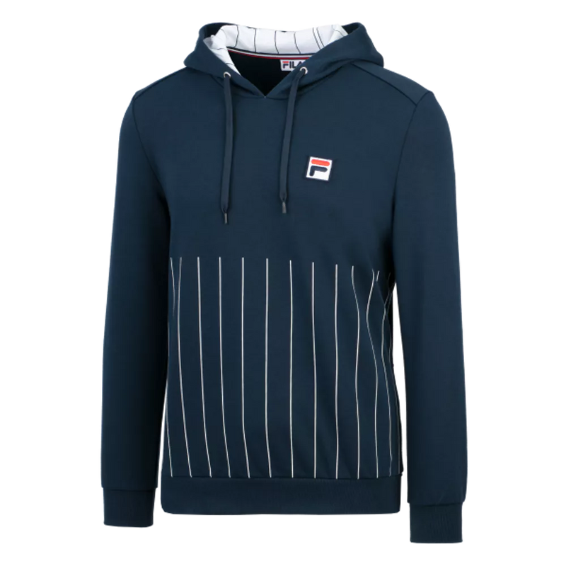 FILA HOODY MISHA PEACOAT BLUE/STRIPES MAN