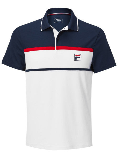 FILA POLO ANTON WHITE/BLACK MAN