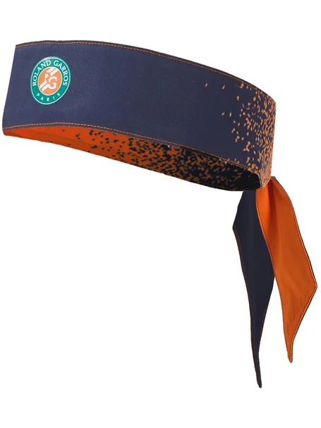 ROLAND GARROS PERFORMANCE HEADBAND NAVY/CLAY