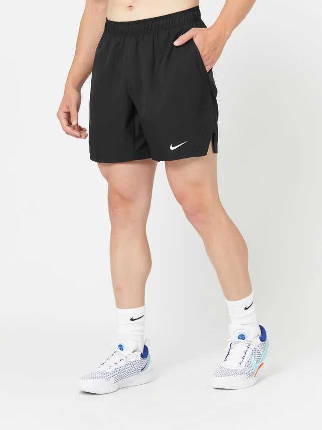 NIKE COURT DRI-FIT VICTORY 7" TENNIS SHORTS BLACK MAN