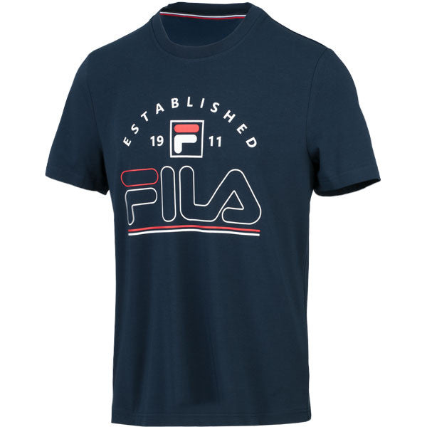 FILA T-SHIRT JAY PEACOAT BLUE MAN