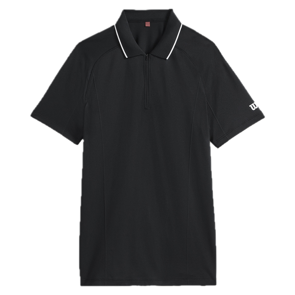 WILSON TEAM SEAMLESS POLO 2.0 BLACK MAN