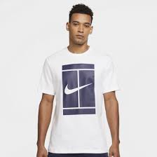 NIKE T-SHIRT COTTON WHITE/BLUE MAN